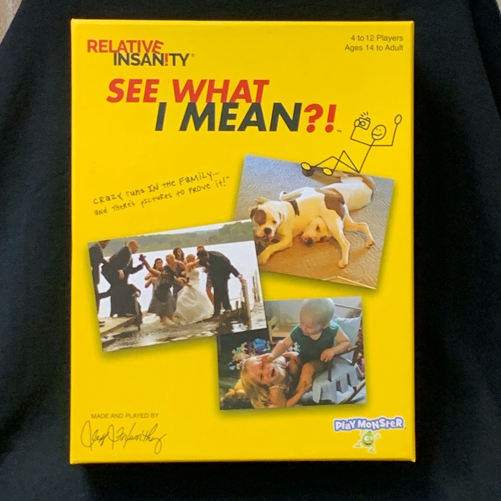 ⚠️ LAST CHANCE ⚠️ NWOT SEALED RELATIVE INSANITY “SEE WHAT I MEAN” GAME